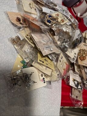 20 pairs of pierced /Clipped Silver-Tone Mixed Fashion Earrings - bundle Pack